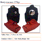 Bodywarmer Appenzeller 02 - Rood - L - Ronde afbeelding - borst- en ruglogo
