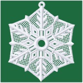 Kerstornament - Sneeuwvlok (FSL)
