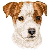 Borduurapplicatie Jack Russell Terrier EMB007 - variant 1